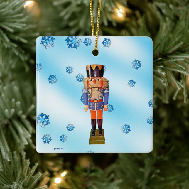 Tyska Nutcracker - God jul Julgransprydnad Keramik (Träd)
