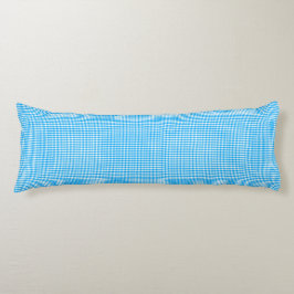 Tyska Oktoberfesten Blue White Bavarian Mönster Kroppskudde