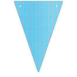 Tyska Oktoberfesten Blue White Bavarian Mönster Vimplar