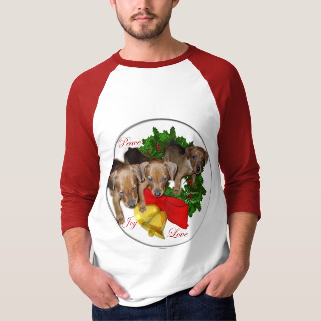 Tyska Pinscher-julklappar Tröja (Framsida)