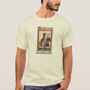 TYSKA POET SOM TEUTONIC KNIGHT MEDIEVAL MINIATUR T SHIRT