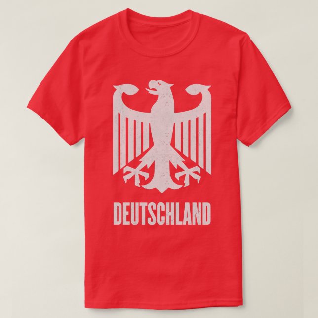 Tyska Pridet Tyskland T Shirt (Design framsida)