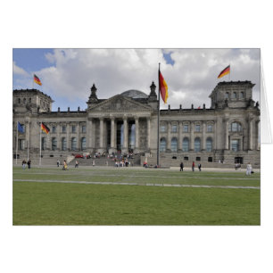 Tyska Reichstag byggnad Hälsningskort