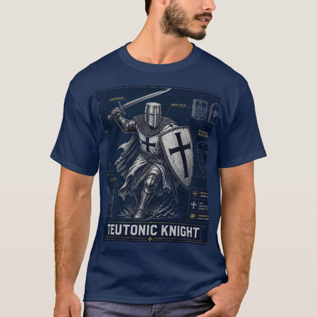 Tyska riddare t shirt (Framsida)