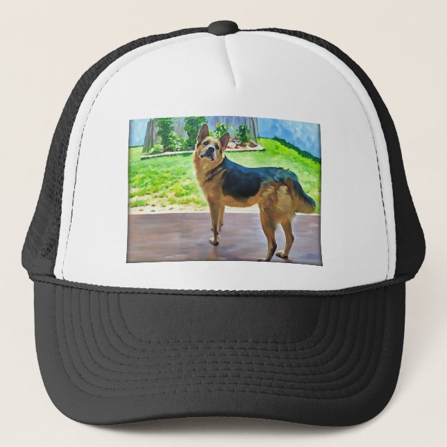 Tyska schackhörda i Garden-Truckerkepsen Keps (Framsida)