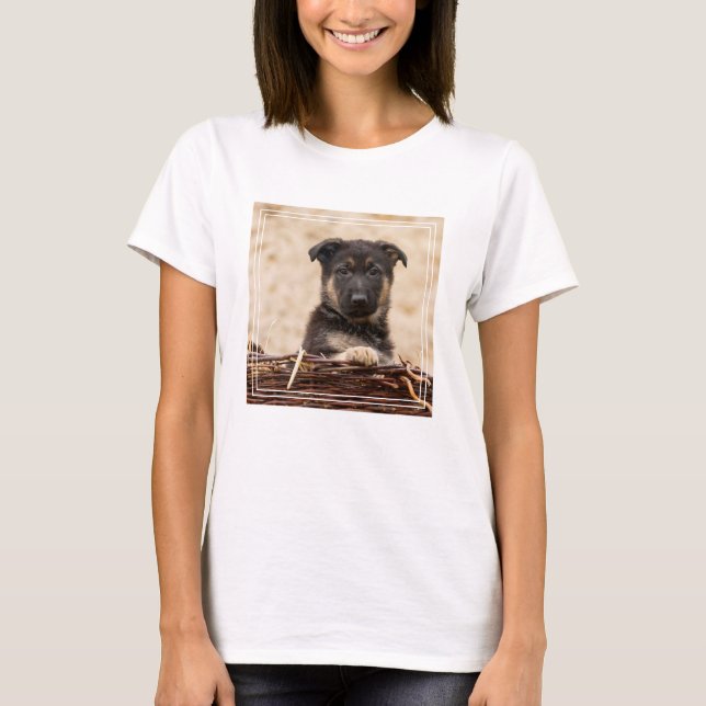 Tyska schackvalster i Basket T Shirt (Framsida)
