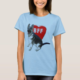 Tyska schepherd BFF T-shirt
