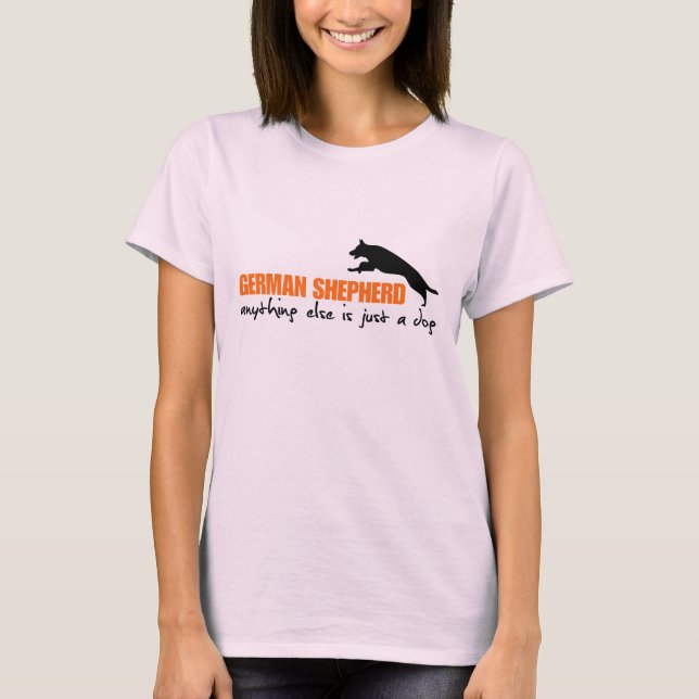 Tyska schepherd T-Shirt (Framsida)