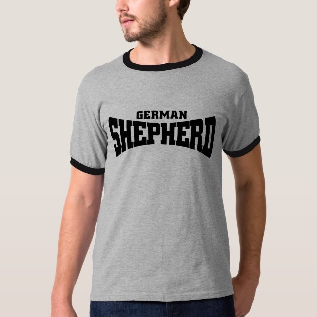 Tyska schepherd T-Shirt (Framsida)
