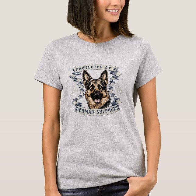 Tyska schepherd T-Shirt (Framsida)