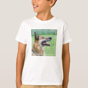 Tyska schepherde Side Porträtt T Shirt