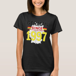 Tyska sedan 1997 Heritage Germay Flagga Veter T Shirt
