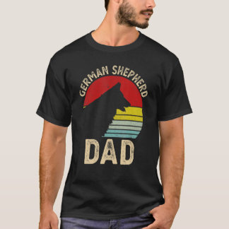 Tyska shefherd Pappa Hund:s Lycklig Fars dag 1 T Shirt