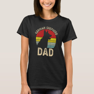 Tyska shefherd Pappa Hund:s Lycklig Fars dag 1 T Shirt