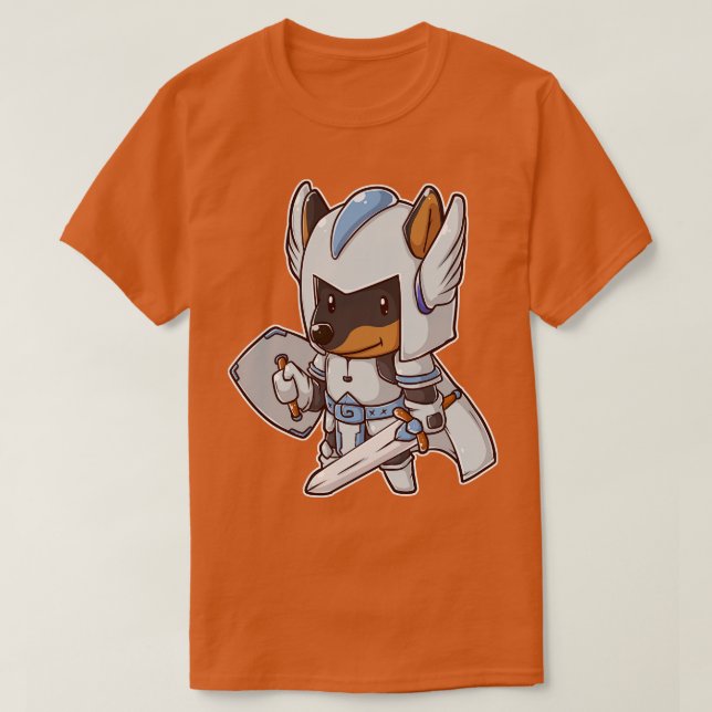 Tyska Shephard Paladin T Shirt (Design framsida)