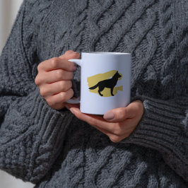Tyska Shephard Silhouette Mugg
