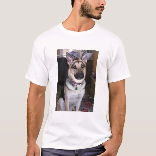 Tyska Shephard T-shirt (Framsida)