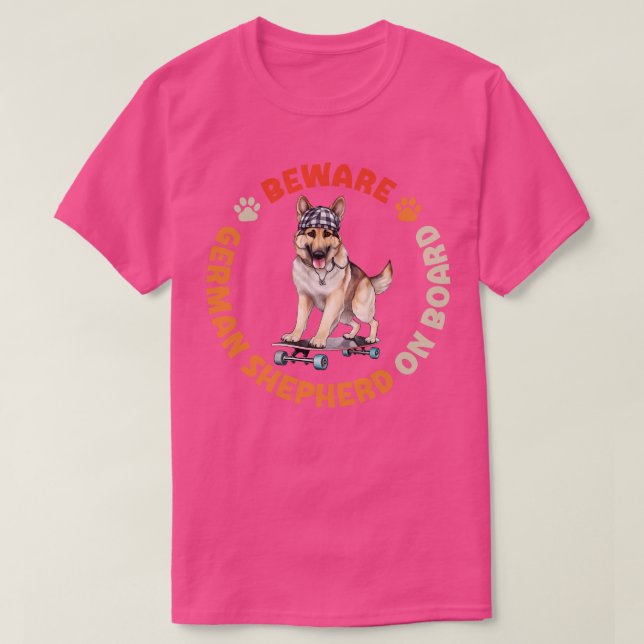 Tyska shepherd 3 t shirt (Design framsida)