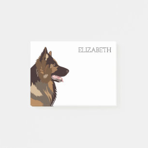Tyska shepherd Alsatian Post-it Block