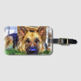 Tyska shepherd bagagebricka