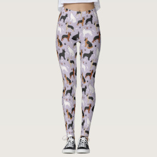 Tyska shepherd Bones och Tass Leggings