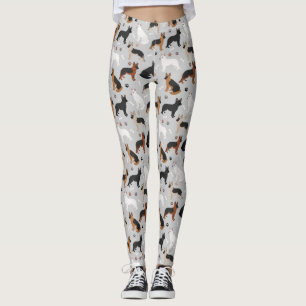 Tyska shepherd Bones och Tass Leggings
