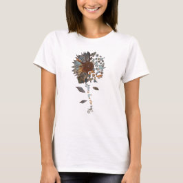 Tyska shepherd du är min solrosgrafik. t shirt