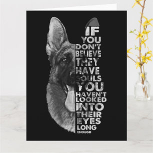 Tyska shepherd du tror inte att de har själar kort