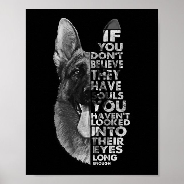 Tyska shepherd du tror inte att de har själar poster (Framsidan)