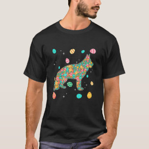 Tyska shepherd Eggs Påsk-dagen Hund Pappa Hund Mam T Shirt