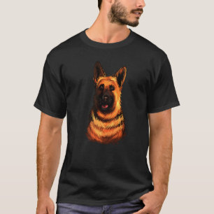 Tyska Shepherd hepherd Hund Animal T Shirt