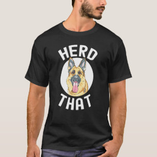 Tyska shepherd Herd that Cute Gsd Hund T Shirt