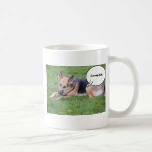 Tyska shepherd Humor Kaffemugg