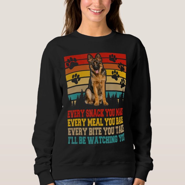 Tyska shepherd Hund Activities Matching Hund 1 T Shirt (Framsida)