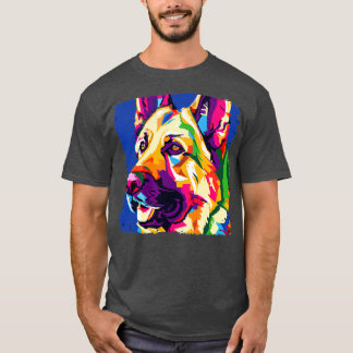 Tyska Shepherd Hund Art Hund älskare Gifts 7 T Shirt