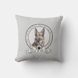 Tyska Shepherd Hund Credo Kudde