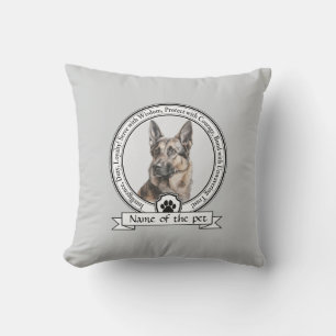 Tyska Shepherd Hund Credo Kudde