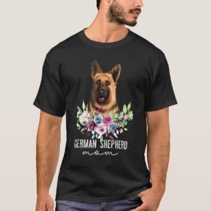 Tyska Shepherd Hund Gsd Mamma T Shirt