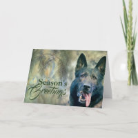 Tyska Shepherd hund - GSD Painting