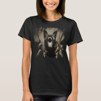 Tyska Shepherd Hund Gsd T Shirt