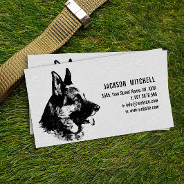 Tyska Shepherd Hund - GSD Visitkort