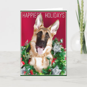Tyska Shepherd Hund-julkort Helgkort