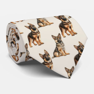 Tyska shepherd Hund Mönster Slips