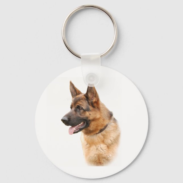 Tyska shepherd hund nyckelring (Framsida)