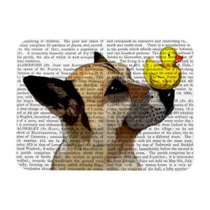 Tyska shepherd Hund och Anka Magnet