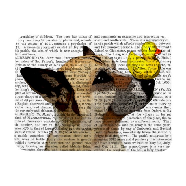 Tyska shepherd Hund och Anka Magnet (Horisontell)