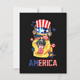 Tyska shepherd Hundägare 4:e juli Tack Kort