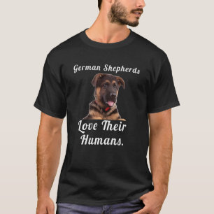 Tyska shepherd Hundägare German Shepherds Kärlek T Shirt