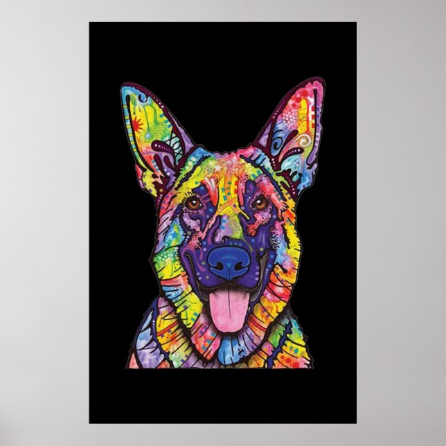 Tyska shepherd-Hundälskare Poster (Framsidan)