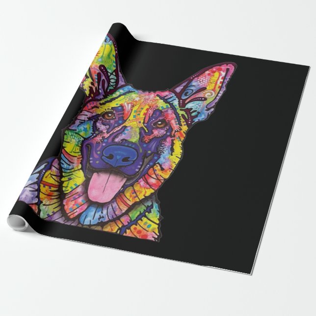 Tyska shepherd-Hundälskare Presentpapper (Utrullad)